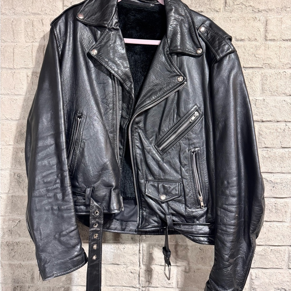 Classic Black Leather Jacket